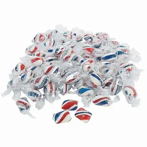 Patriotic Red White Blue Peppermint Candy Bulk 2 Lb - 172 Individually Wrapped Mints for 4th of July Party Favors | Memorial Day Veterans Day USA Celebrations | Kosher Certified Treats