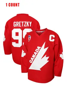 Ice Hockey Jersey Number 99, Captain Patch, Embroidered Letters & Numbers, Casual Loose Fit Sportswear for Fans & Collectors