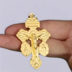 El Crucifijo del Perdón - Vatican-Approved Catholic Sacramental with San Benito & Miraculous Medal for Full Indulgence & Purgatory Souls Protection