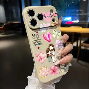 Loving Embrace Soft&Flexible TPU Silicone Phone Case For iPhone 17 Pro Max AIR 16 15 14 13mini 12 11 Plus XR XSMAX Cases For Samsung Galaxy S26 Ultra S25 Edge S24 S23 S22 Plus  Durable|Shockproof|Full Camera Protection