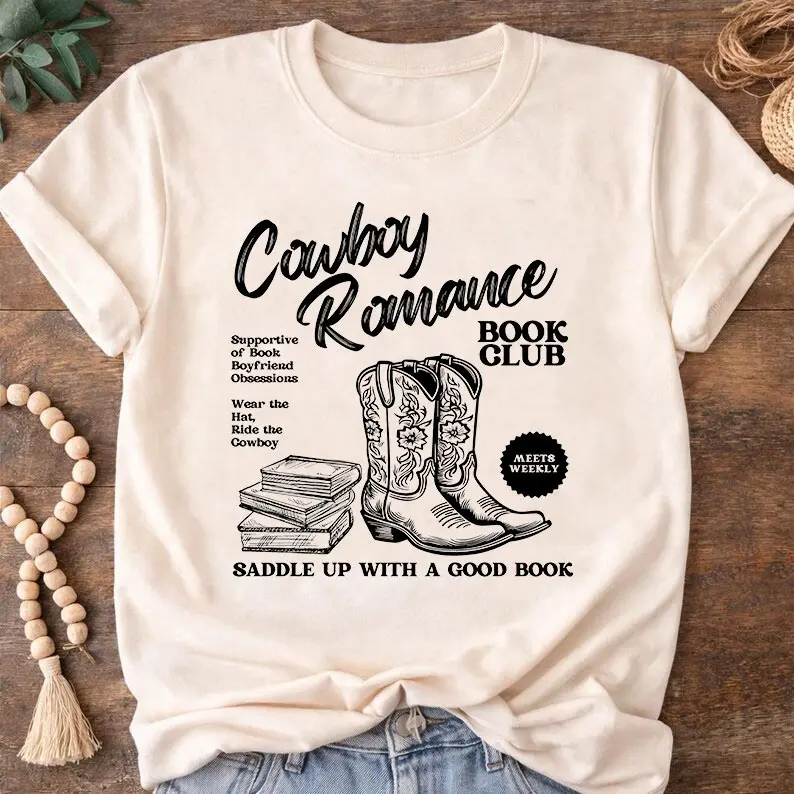 Cowboy Romance Chestnut Springs Shirt, Retro Western Shirt, Book Lover Shirt, Country Bookish Shirt