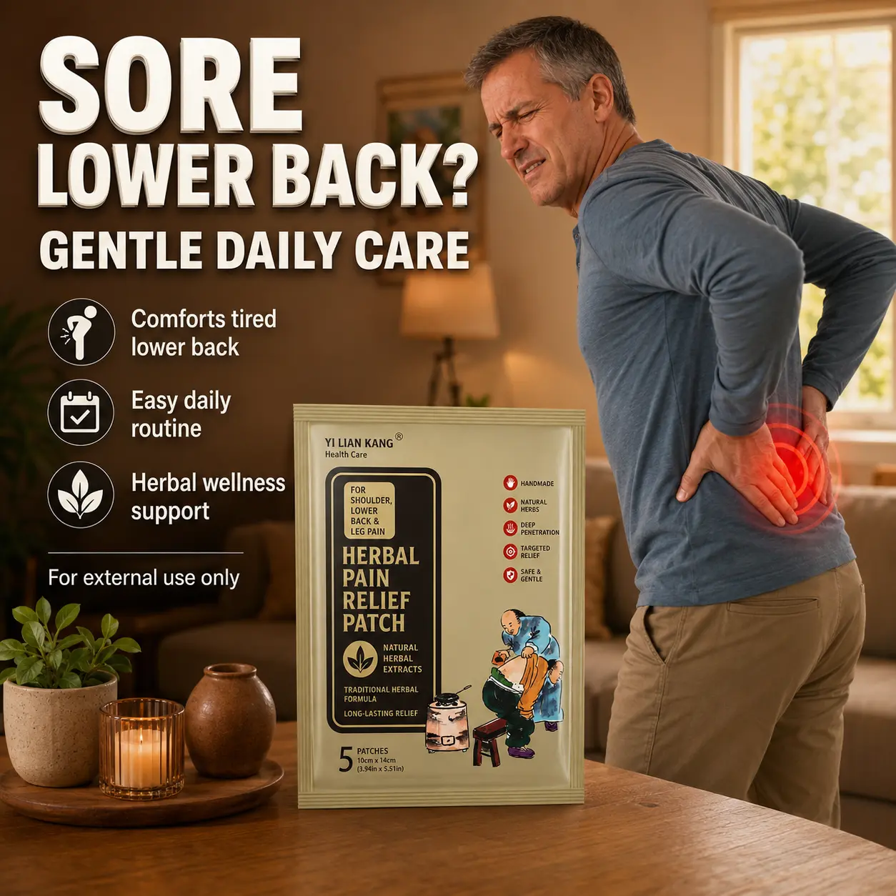 Special black paste for lumbar issues addresses pain and swelling caused by overexertion and exposure to cold. It relieves discomfort during bending and turning due to pulling on the lower back. Continuous care supports the soft tissues of the spine, impr