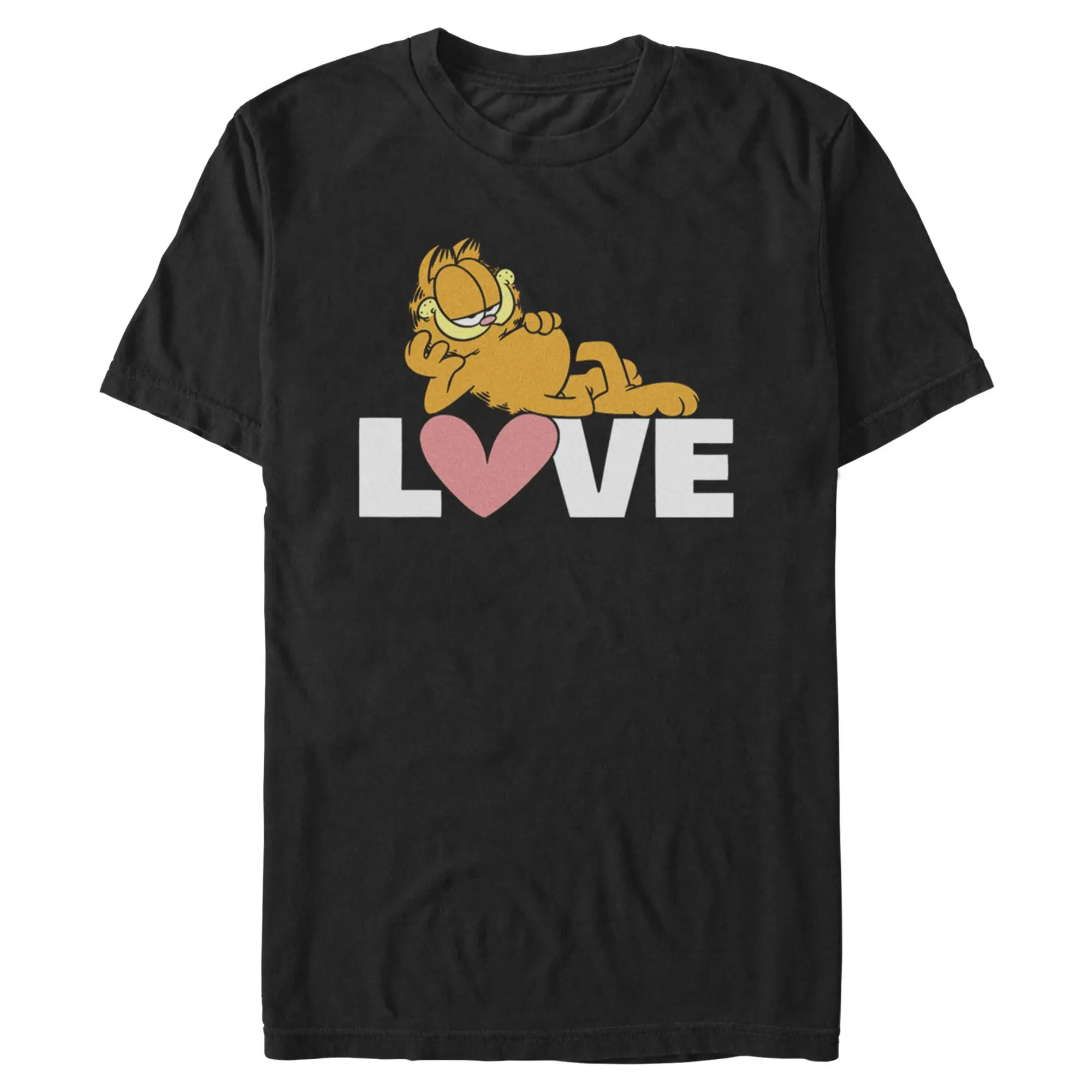 Mens Garfield Funny Love and Pose T Shirt