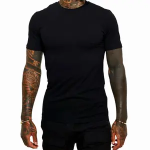TRAILBLAZER Slim Fit White and Black Tees Crewneck (1 Pack)