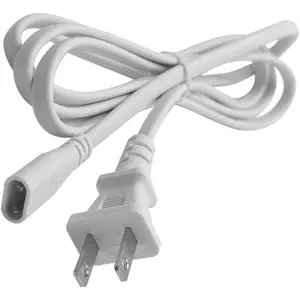 Hexagon LED Lights Power Cord Connectors 1.5M 5ft 10a 2 pin Power Cable for Hexagon Garage Light Fixture Connector Accessory Replacement Spare for Honeycomb Lighting Systems