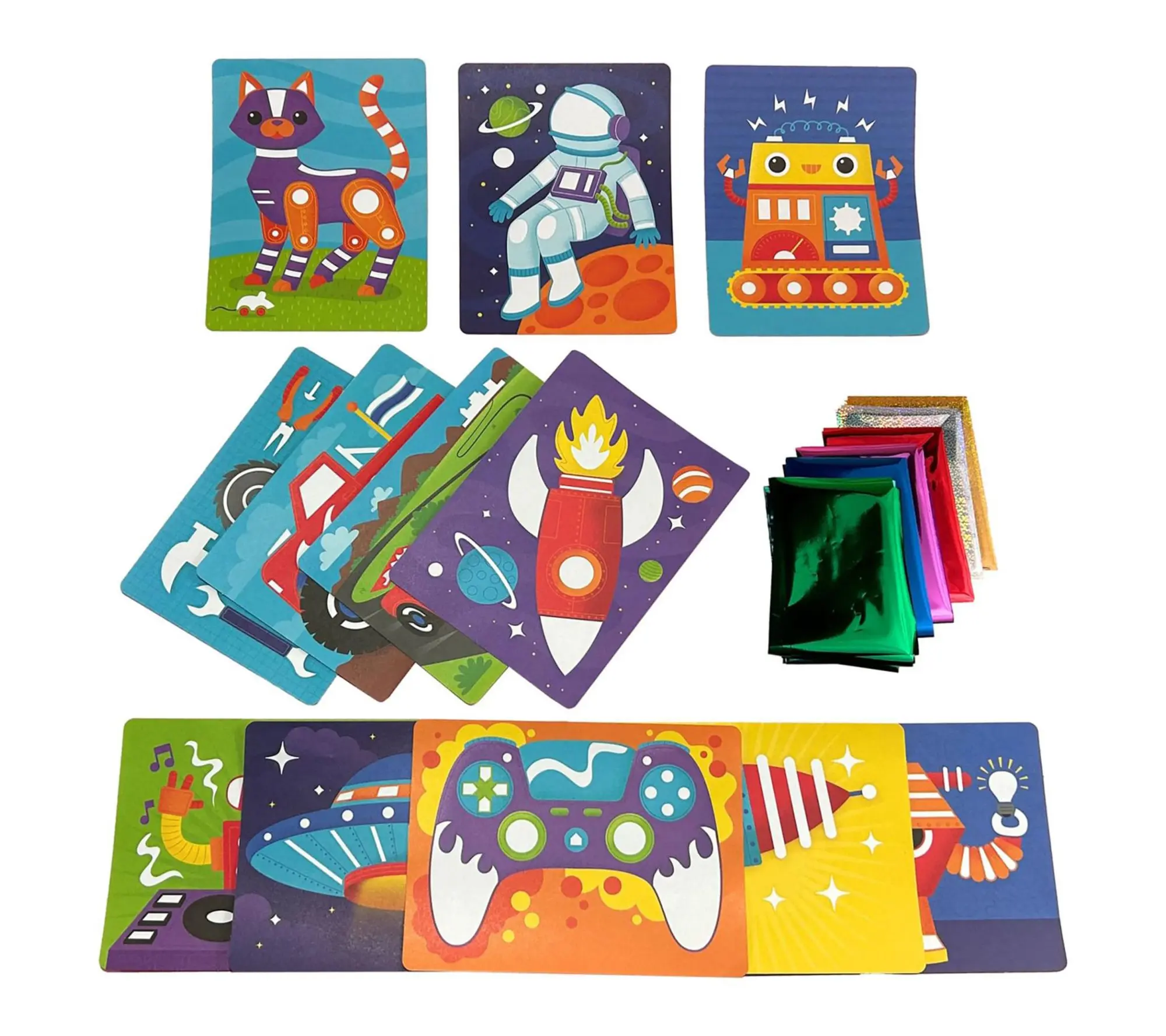OOLY Foiltastic Foil Art and Coloring Set Gadgets and Gizmos
