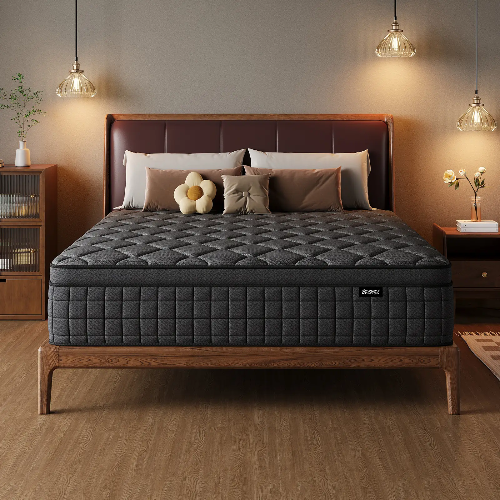 【Mdz】10 inch Twin, Full, Queen, King Boxed Memory Foam Mattress Medium Firm Soft & Comfortable sweet night hybrid bed modern Mattress Bedroom Home que