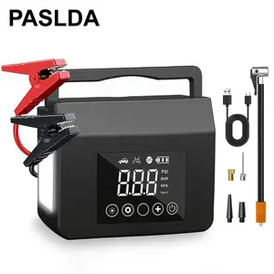 【PASLDA】Portable Car Jump Starter with Air Compressor, Capapro 150PSI 4000A Fast Battery Jump Starter Charger with Digital Tire Inflator, Pack with Type-C Quick Charge powerbank batteryjumper  Automotive Vehicle