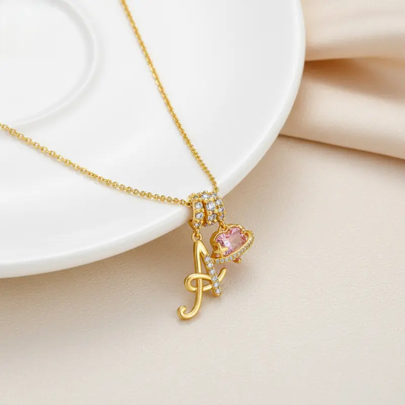 Art-Designed Personalized Name Letter Necklace (A-Z Initials), Hypoallergenic with Adjustable Size, Excellent Valentine's Day Gift for Women & Girls Custom Made Jewelry Gold Choker mothers day gift ideas mothers day gift mothers day gifts ideas