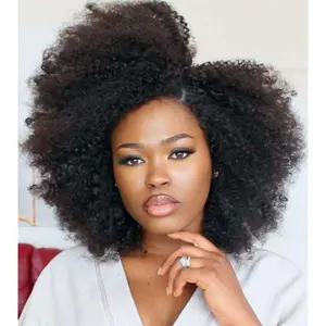 KINKY AFRO TRANSPARENT LACE FRONT WIGS