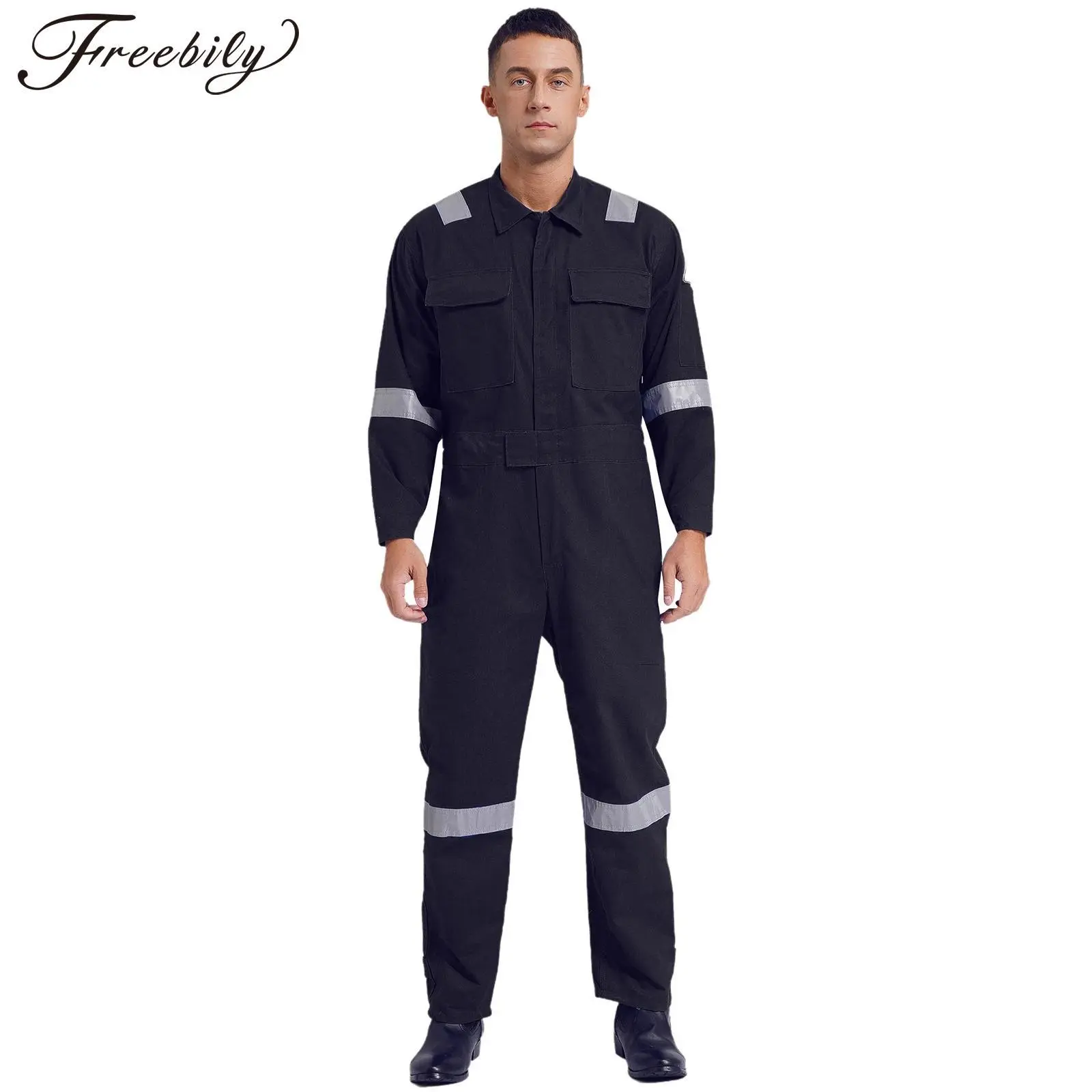 Men Work Overall Uniform Women Working Coveralls Welding Suit Car Repair Workshop Mechanic Clothes Repairman Workwear