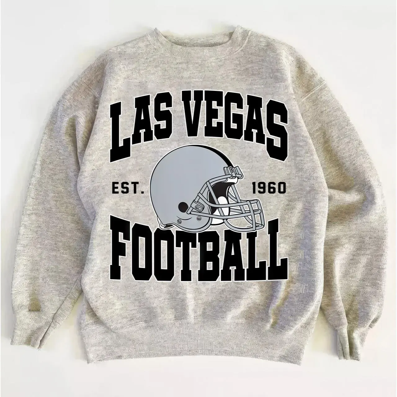 Las Vegas Vintage Football Crewneck Sweatshirt, Retro Style Raiders Football Fan Gift Pullover
