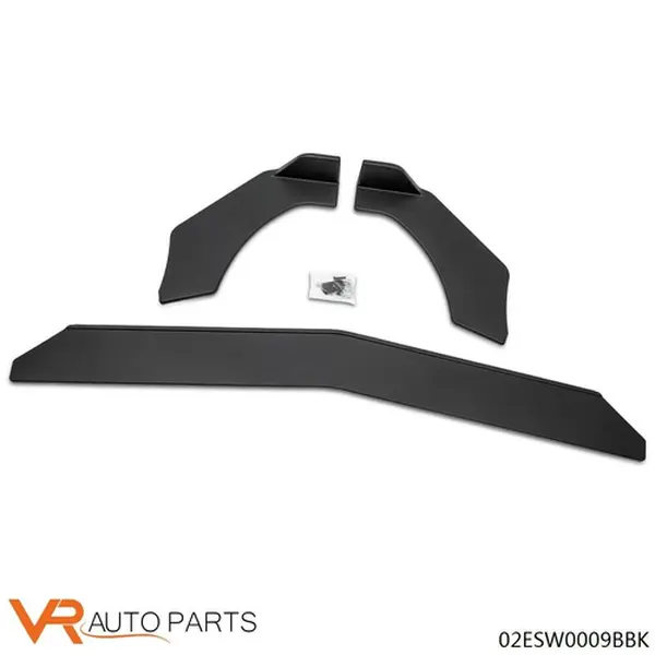 Universal Front Bumper Lip Chin Spoiler Splitter, Automotive Replacement Part for GMC, Honda Civic, BMW Vehicles
