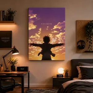 Attack On Titan Poster AOT AtrippyAnime Wall Art for Room AestheticBedroom Dorm Decor Eco-FriendlyMaterials Fade-Resistant WaterproofUV-Protected Vibrant Colors - Illustrations