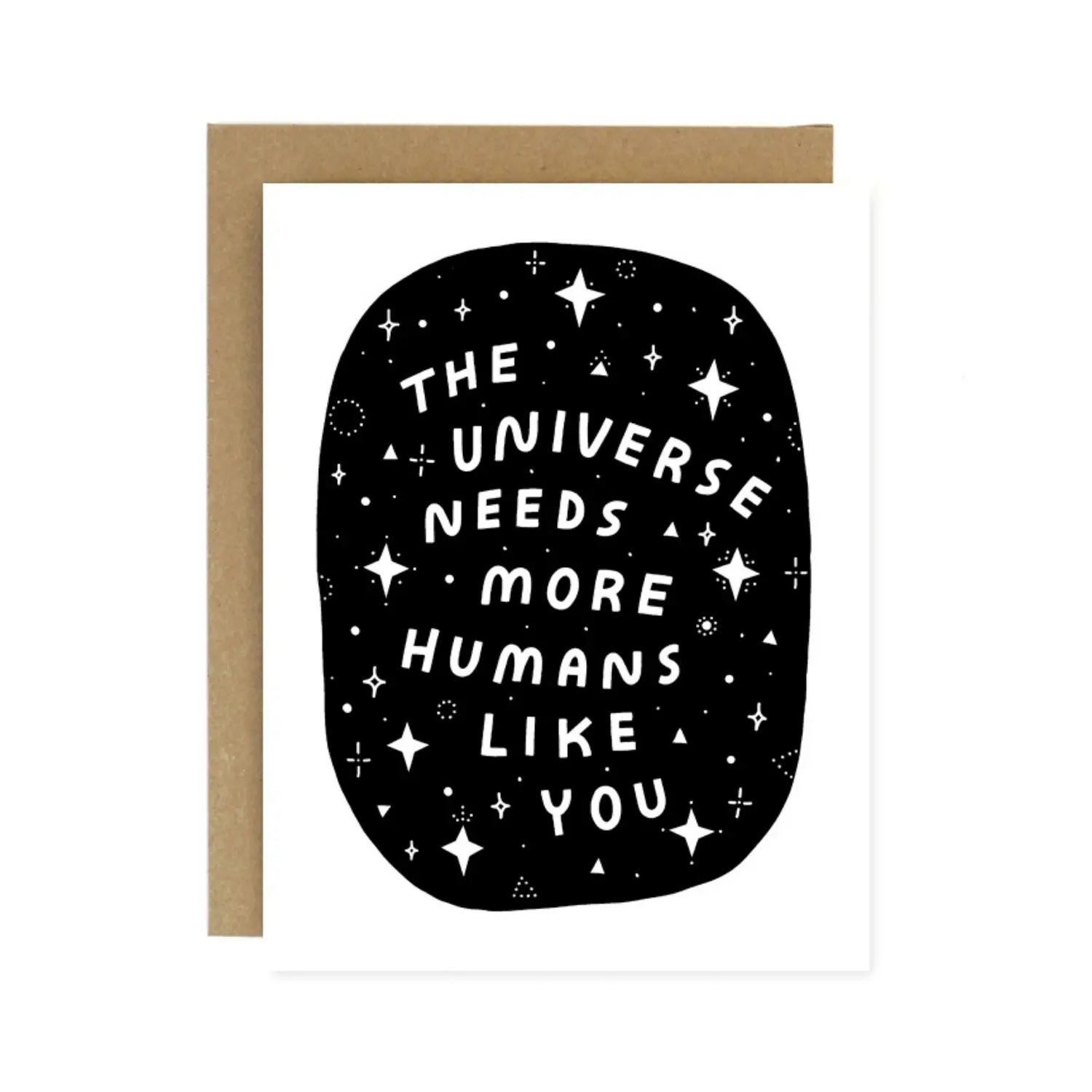 More of You Blank Greeting Card - 100% Recycled Paper Office Stationery, Blank Inside, Ideal for Special Recipients, Blank Greeting Cards