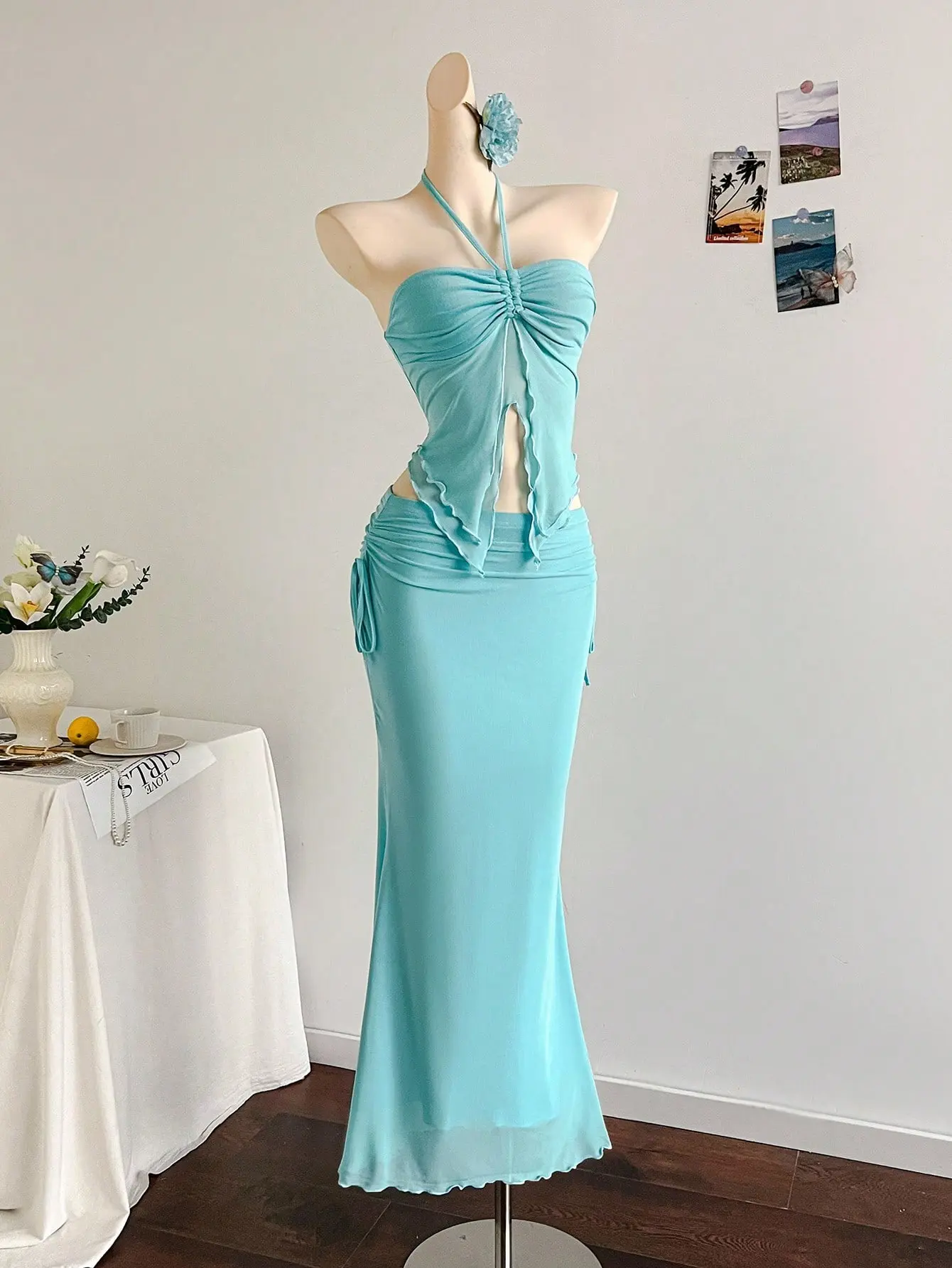 Soleia New Vacation Western Beach Wedding Guest Attire, Graduation Brunch,Two Pieces Set Aqua Blue Dress Baby Blue Formal Dress Cruise Dinner Dress Goddess Dress Birthday Dinner Dress - TikTok Shop Soleia New Vacation Western Beach Wedding Guest Attire, Graduation Brunch,Two Pieces Set Aqua Blue Dress Baby Blue Formal Dress Cruise Dinner Dress Goddess Dress Birthday Dinner Dress - TikTok Shop