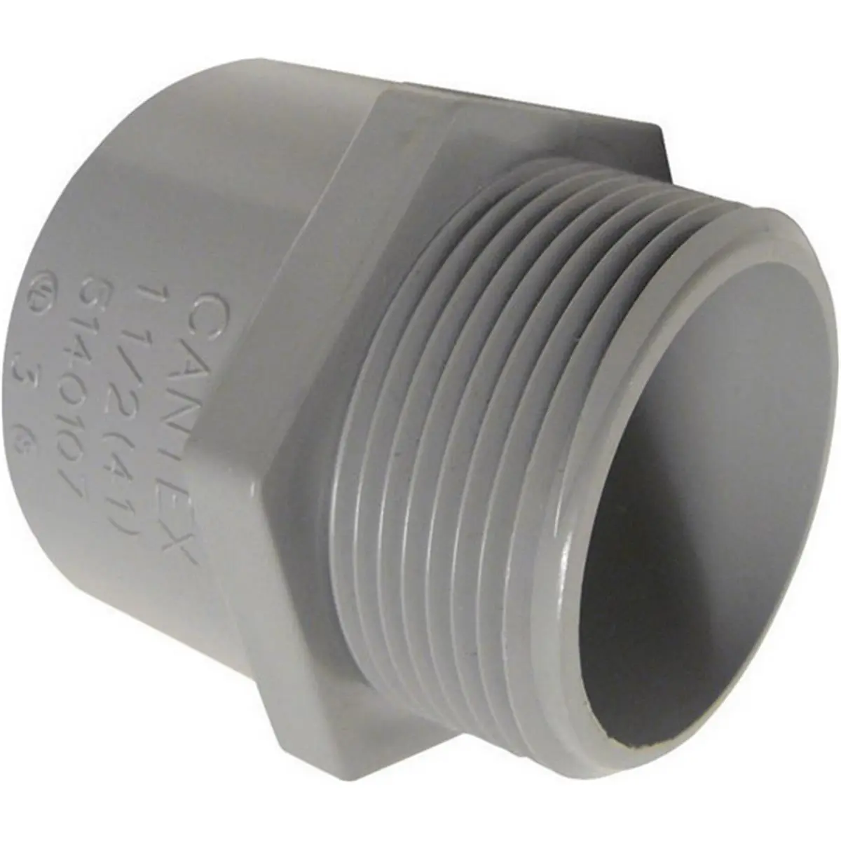 212 MAIN Cantex 5140103U 0.5 in. Threaded PVC Male Terminal Adapter - Schedule 4 PVC, UL Listed, Joins Conduit to Outlet or Junction Box for Sailing Water Sports