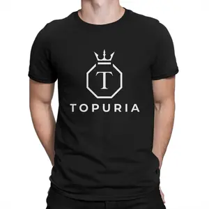 Funny T-Shirt Men Crewneck Cotton Topuria Short Sleeve Tees Gift Idea Tops heavyweight fashion Round Neck200g washed cotton short-sleeved men's T-shirt