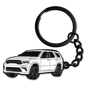 Dodge Durango Caravan Metal Keychain Accessories, Premium Car Key Fob for Dodge Owners, For SUV Enthusiasts & Durango Fans, Rugged Automotive Gift for Daily Carry