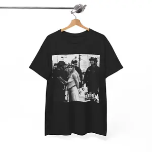 Lady Liberty Locked Tee Unisex Cotton Graphic Shirt