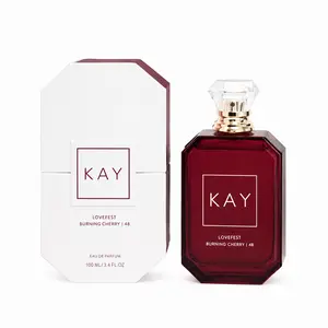 Lovefest Burning Cherry 48 Eau De Parfum Unisex 100ML Perfume, Long Lasting, Oriental Sweet Cherry, Gourmand Sweet Warm Fruity Fragrance, Layerable Perfume, For Men & Women, Luxury Daily Summer Gift