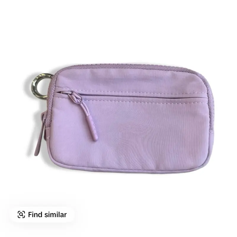 Iris & Rainbow The Original Iris Wallet #8036-1 Nylon Zipper Wallet for Everyday Use Machine Washable with 3 Zippered Pockets and Clear ID Window