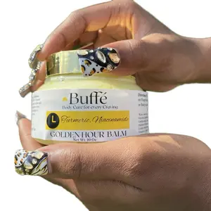 Turmeric Golden Butter Balm Smooth Body Cream Shea Aloe 10 Oz with Niacinamide for Body Care