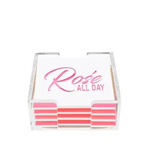 Acrylic Rosé All Day Coasters