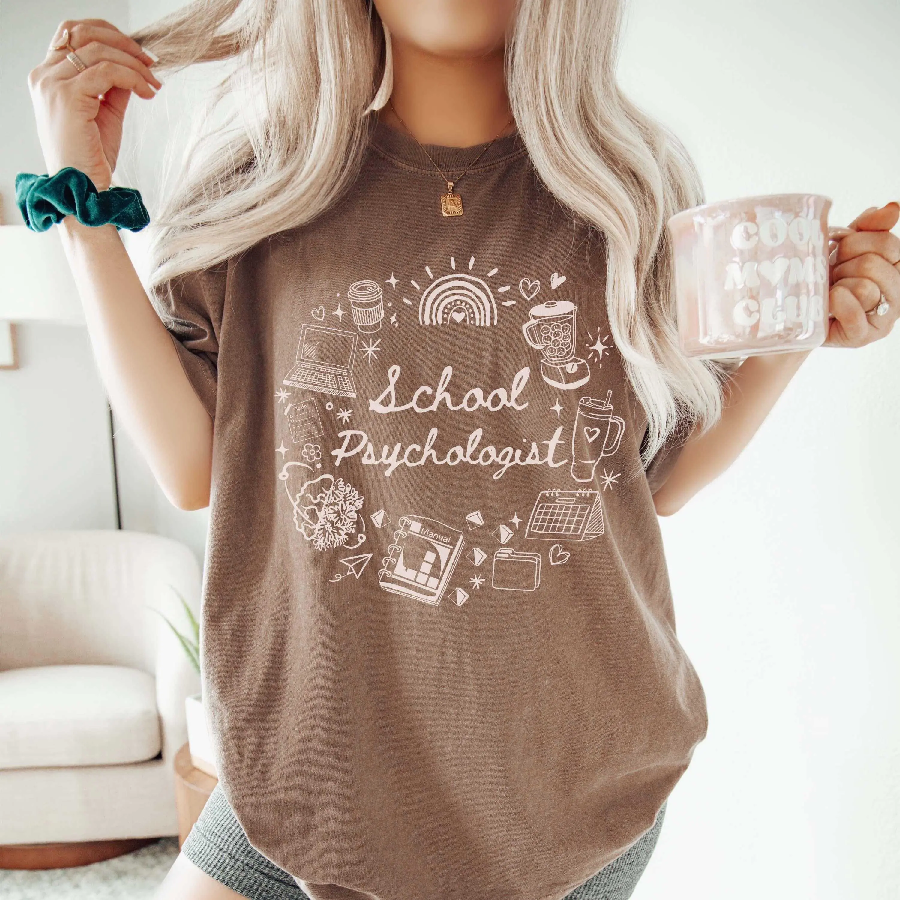 School Psychologist shirt,  Appreciation Gift For School Counselor Tee, School Psychologist Shirt, School Counseling Therapy Tee Fabric Top