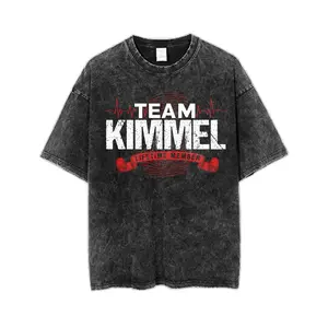 Team Kimmel Lifetime Member Tee, EKG Lifeline Graphic, Talk Show Host Fan Merch, Crew Neck T-Shirt, Short Sleeve, Unisex Vintage Top, Streetwear Style