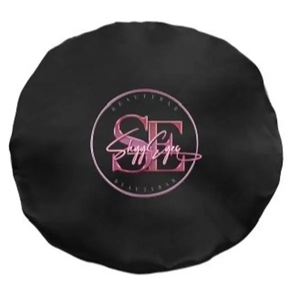 Night Combo Bonnet & Durag - Black Bonnet with Logo Design, Ideal for Night Outings and Events