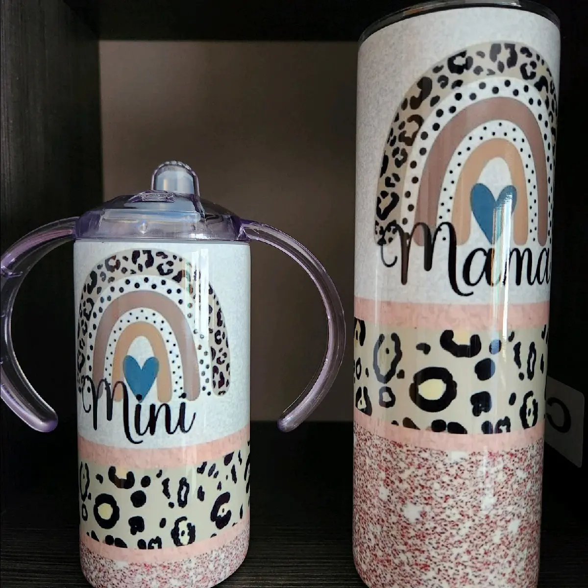 Mama & mini sippy cup sets