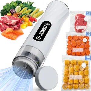 Portable Vacuum Food Sealer， Handheld Food Preserver, Includes 30 Reusable Vacuum Bags,Extended Preservation Long-LastingFreshness.Home Kitchen Travel Portable Wireless Strong Sealing Set, Mobile Food SealerDurable. Sealer Automatic storage