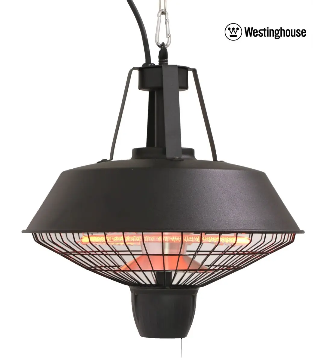 Westinghouse WES31-1520C Hanging Type Infrared Electric Outdoor Heater, Radiant Heat, Wind Resistant