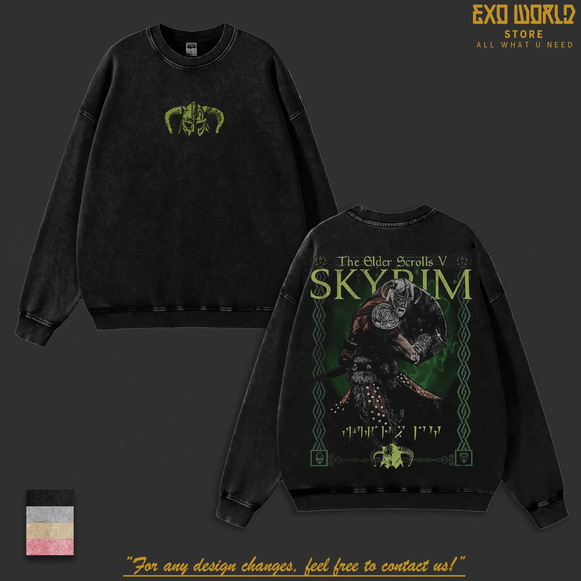 Vintage The Elder Scrolls V Skyrim Washed T-Shirt, Dragonborn Fantasy RPG Graphic Tee, Premium Heavyweight Cotton Oversized Streetwear, Bethesda Gaming Fan Merch, Tamriel Collector Apparel