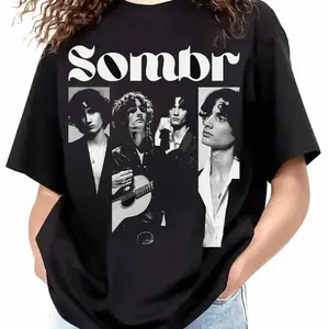 Essential Sombr Music Shirt – Minimalist Streetwear Tee for Music Lovers, Unisex Cotton Graphic T-Shirt