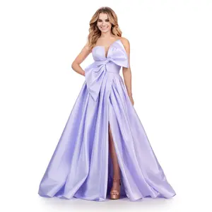 Ashley Lauren 11609 Strapless Mikado Ball Gown