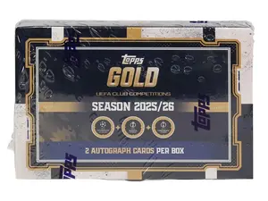2025-26 Topps Gold UEFA Club Competitions Soccer Hobby Trading Cards LV