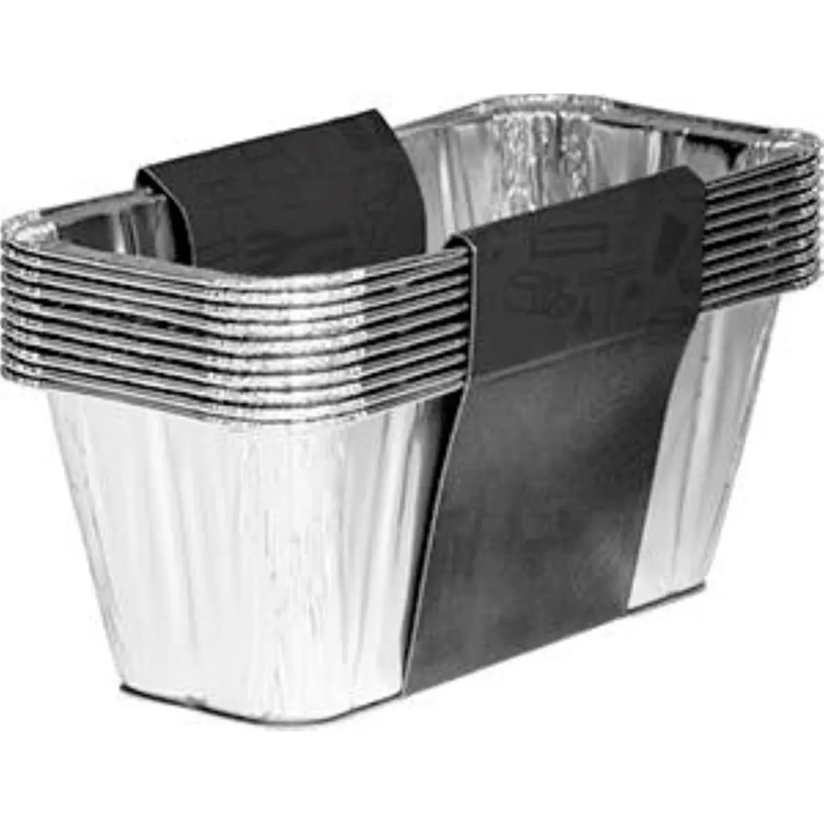 BLACKSTONE Silver Foil Disposable Cookware Grease Cup Liners, 8x3 in, 27 oz, Pack of 10, Stylish, for Indoor Cookware Use
