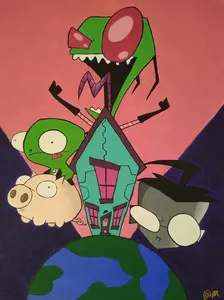 Invader Zim Print