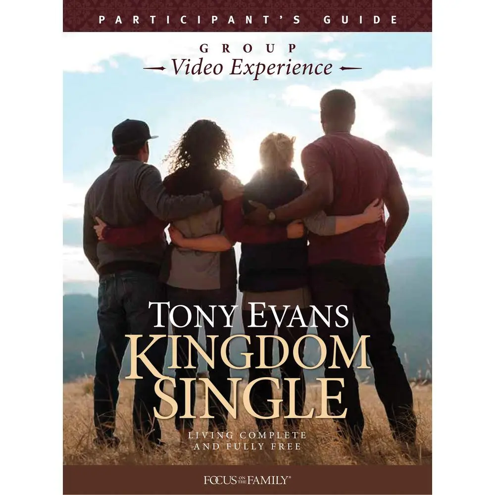 USED Book - Kingdom Single Group Video Experience Participant's Guide: Living Complete and Fully Free by Evans, Tony (Paperback) - english