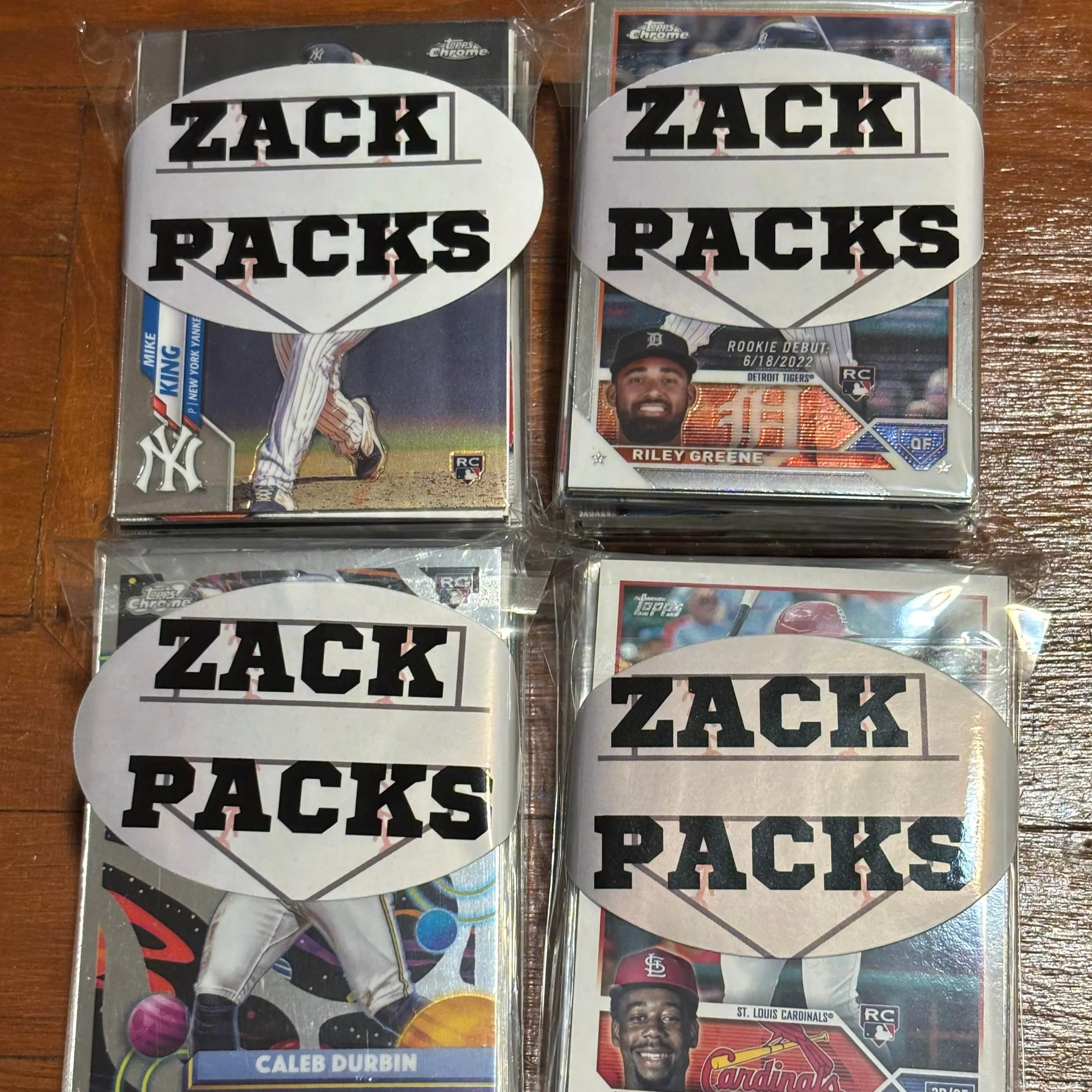 2026 Zack Packs Topps Edition 4 Pack