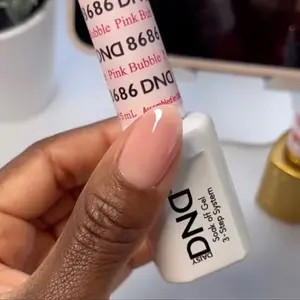 DND 8686 Pink Bubble Gel and Lacquer Duo nail care nail art nails