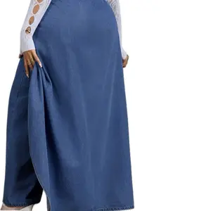 Women's Fashion Denim Jeans, Patchwork Design, Casual Style, Daily Wear, All-Season Women's Plus Size Jeans