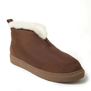 Fireside by Dearfoams Men's Shearling Warm Up Bootie