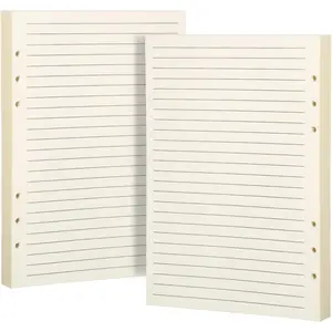 A5 Paper, Planner Inserts for A5 Binder, Lined Paper Refill for Binder Planner Notebook Journal, 140 Sheets/280 Pages