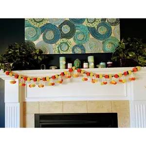 Elegant Marigold Jasmine Toran | 5 Ft Handmade Door Hanging Valance | Festive Diwali Décor | Cherished Doorway Blessings
