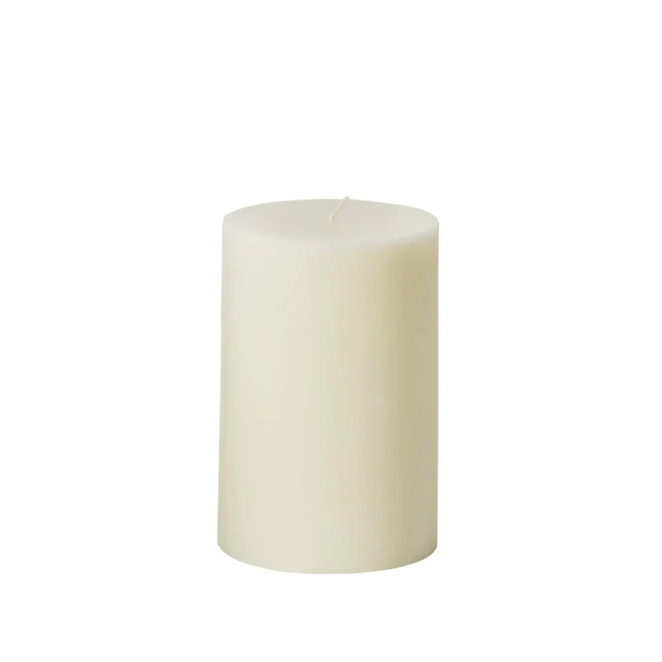 Ivory Pillar Candle 4" D x 6" T