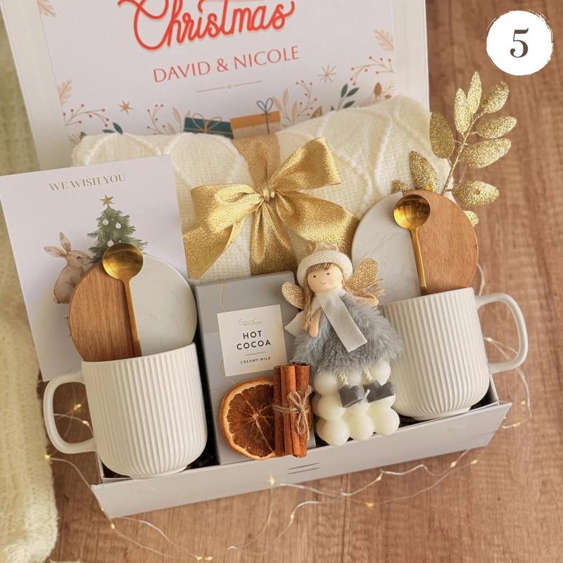 Winter gift basket, cozy christmas gift box, holiday gift box, gift box christmas, Gift for colleagues