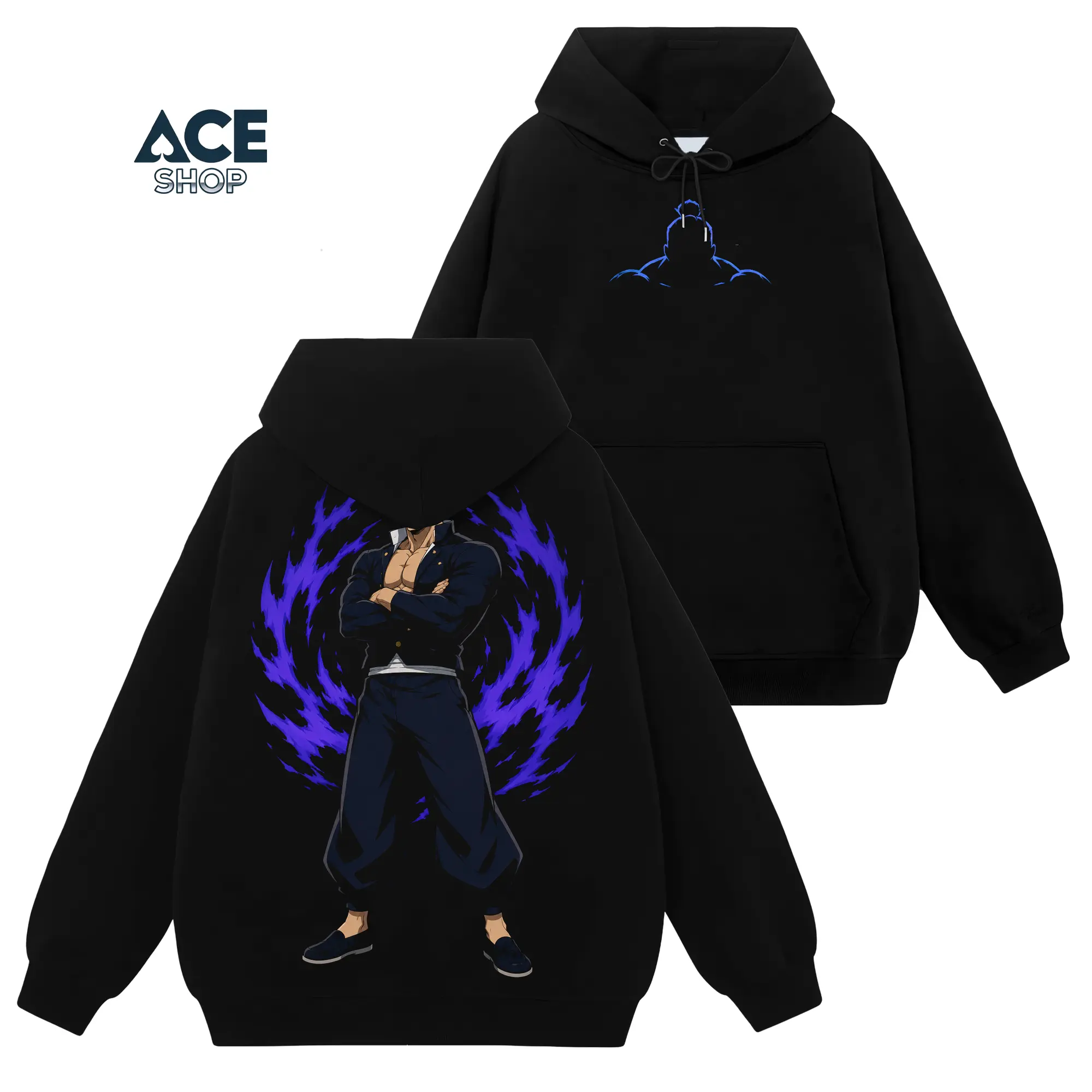 [Ace Shop] Aoi Todo - Jujutsu Kaisen #444 Hoodie T-Shirt Sweatshirt Retro Vintage Unisex Graphic 90s Cotton, Gift For Wibu, Anime Manga Y2K Streetwear